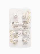 Набор булавок «Жемчужная нежность», 6 шт. 3.5 см, белый в серебре - Фото 7