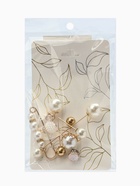 Набор булавок (6 шт.) «Жемчужная капель», 6.3 см, белый в золоте  (артикул 7165052)  большой выбор товаров оптом и в розницу по низким ценам с доставкой