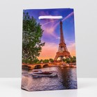 Пакет ламинированный "Париж", 17,5 х 11,5 х 5 см - Фото 1