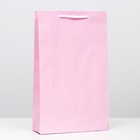 Пакет ламинированный, розовый, 40,5 х 24,8 х 9 см - фото 10443543