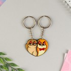 Брелок для ключей парный «Тому кого очень очень люблю», акриловый, 13.3×8 - Фото 3