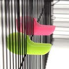 Набор из 2 поилок для птиц, 80 мл, 15×8 см, микс цветов - Фото 2