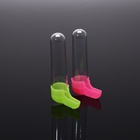 Набор из 2 поилок для птиц, 80 мл, 15×8 см, микс цветов - Фото 8