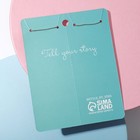 Кулоны "Неразлучники" леденцы звезда, цвет бирюзово-розовый в серебре, 45 см - фото 24439894