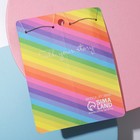 Кулоны "Неразлучники" яркие звёзды, цветные в серебре, 45 см - фото 24423542