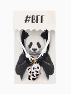 Браслеты парные «Неразлучники. Панды и лапки», d=6 см, набор 2 шт. чёрный, белые - Фото 4