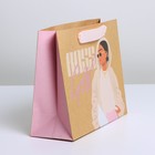 Пакет подарочный крафтовый, упаковка, «Boss», 22 х 17,5 х 8 см - Фото 2