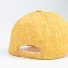 Кепка детская с прямым козырьком MINAKU цвет жёлтый, р-р 50 7303894