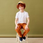 Кепка детская "Динозаврики" MINAKU цвет жёлтый, р-р 50 - фото 60797810