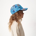 Кепка детская MINAKU "Акулы" цвет голубой, р-р 52 - фото 807617638