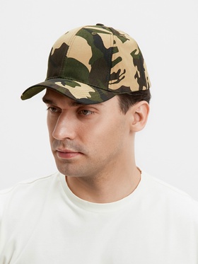 Кепка мужская MINAKU «Камуфляж», размер 58, зелёная