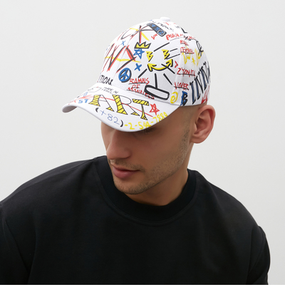 Кепка мужская MINAKU ART, размер 58, белая