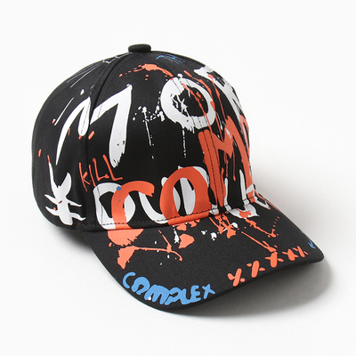 Кепка детская MINAKU «Граффити», чёрная, размер 54