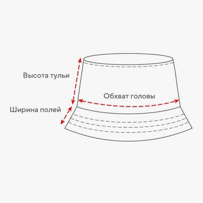 Панама женская однотонная MINAKU, чёрная, размер 56-58, ткань плащёвая