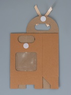 Коробка-пакет, крафтовая, с окном, 16×12×6 см - Фото 6