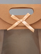 Коробка-пакет, крафтовая, с окном, 26×19×9 см - Фото 3