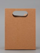 Коробка - пакет с ручкой, крафтовая, 16×12×6 см - Фото 5