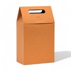 Коробка-пакет с ручкой, крафт, 27 х 16 х 9 см - фото 320545424
