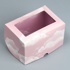 Кондитерская упаковка коробка двухсторонняя «Вдохновляй» 16 х 10 х 10 см (комплект 5 шт) - фото 46790137