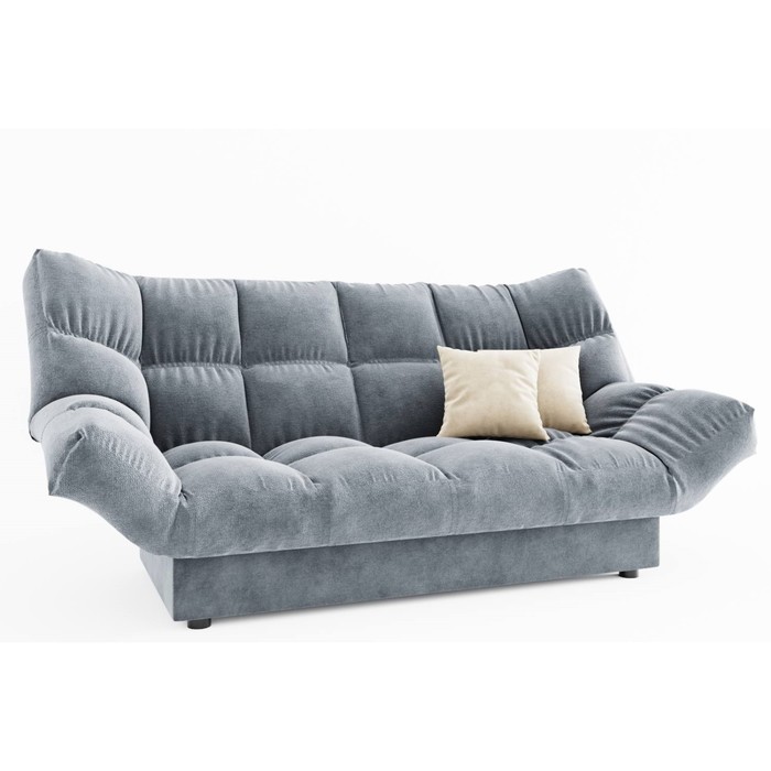 Диван прямой «Клик кляк», механизм книжка, спальное место 1350×2080 мм, цвет селфи 15 / подушки селфи 01 - Фото 1