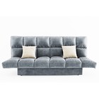 Диван прямой «Клик кляк», механизм книжка, спальное место 1350×2080 мм, цвет селфи 15 / подушки селфи 01 - Фото 4