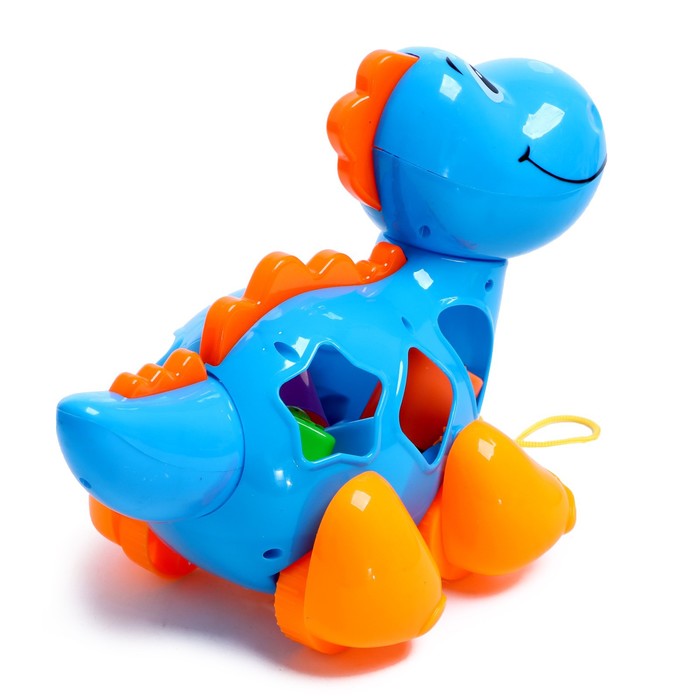 Каталка на верёвочке «Динозаврик», с сортером 52284