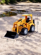 Погрузчик радиоуправляемый «Строитель», подвижный ковш, работает от аккумулятора - Фото 2