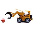 Погрузчик радиоуправляемый «Строитель», подвижный ковш, работает от аккумулятора - Фото 4