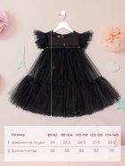 Платье нарядное для девочки KAFTAN с пышной юбкой, чёрное, рост 122-128 см - Фото 4