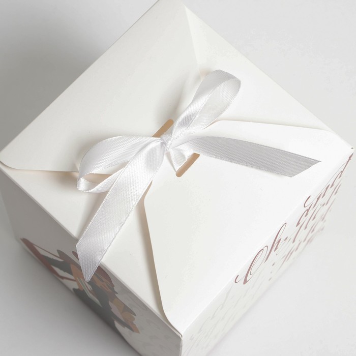 Коробка подарочная складная, упаковка, «GIRL», 12 х 12 х 12 см - фото 1908809604