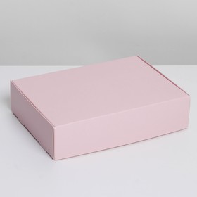 Коробка подарочная складная, упаковка, «Розовая», 21 х 15 х 5 см