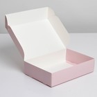 Коробка подарочная складная, упаковка, «Розовая», 21 х 15 х 5 см - фото 9578283