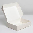 Коробка подарочная складная, упаковка, «Бежевая», 21 х 15 х 5 см - фото 9578287