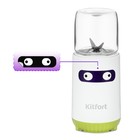 Блендер Shake & Take Kitfort KT-3033-2, портативный, 150 Вт, 0.3/0.5 л, бело-салатовый - фото 51538757 Блендер Shake & Take Kitfort KT-3033-2, портативный, 150 Вт, 0.3/0.5 л, бело-салатовый - фото 51538757