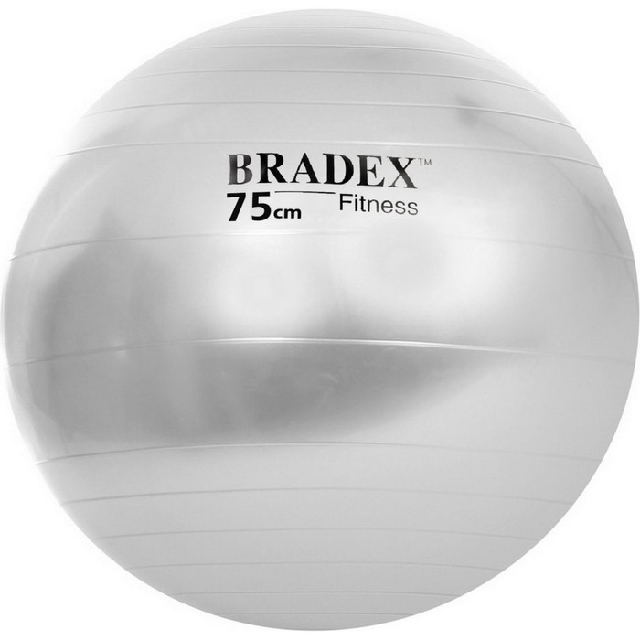 Фитбол Bradex, d=75 см, антивзрыв, с насосом - Фото 1