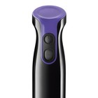 Блендер Kitfort КТ-3040-1, погружной, 400 Вт, 2 скорости, черно-фиолетовый - фото 51334457