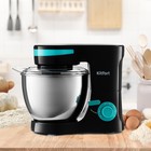 Миксер Kitfort КТ-3044-4, планетарный, 1000 Вт, 4 л, 6 скоростей, черно-бирюзовый - фото 51334494 Миксер Kitfort КТ-3044-4, планетарный, 1000 Вт, 4 л, 6 скоростей, черно-бирюзовый - фото 51334494
