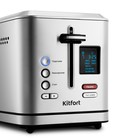 Тостер Kitfort КТ-2049, 950 Вт, 7 режимов прожарки, 2 тоста, серый - Фото 3