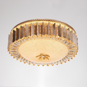 

УЦЕНКА Люстра с ПДУ 1405/1 LED 80Вт 3000-6000К золото 50х50х15 см
