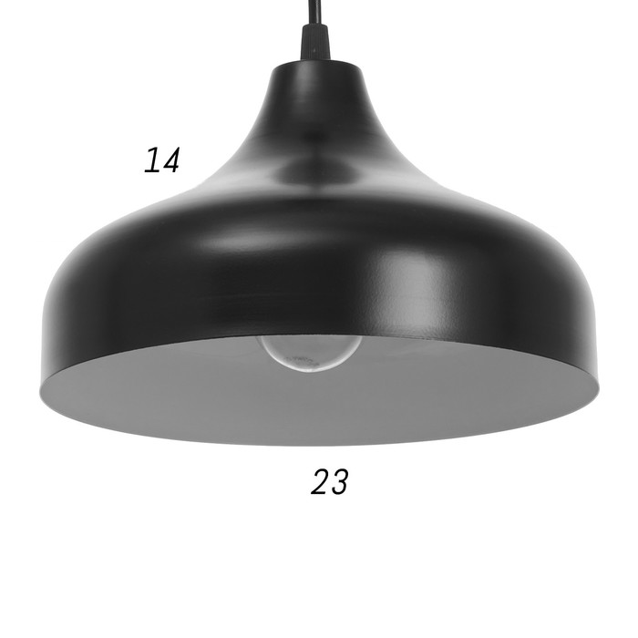 Светильник BayerLux 2515/1BK, 40ВТ Е27, цвет чёрный - фото 1905901245