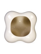 Декоративное кашпо для цветов «Зуб мудрости», 200 мл, 8.2×6.7×10 см, керамическое, белое - Фото 3