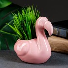 Горшок "Фламинго" розовый, 13х12см - Фото 2