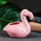 Горшок "Фламинго" розовый, 13х12см - Фото 3