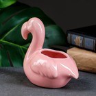 Горшок "Фламинго" розовый, 13х12см - Фото 4