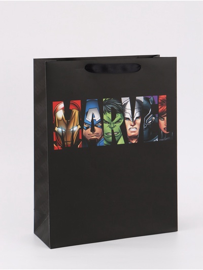Пакет подарочный «Супергерои» 31×40×11.5 см