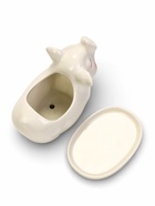 Декоративный горшок для цветов «Поросёнок», керамический, 150 мл, 12×6×10 см, с поддоном, белый, Greengo  (артикул 7314448)  большой выбор товаров оптом и в розницу по низким ценам с доставкой