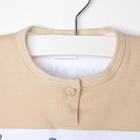 Комплект для мальчика (футболка,шорты), светло-коричневый, рост 68-74 см - Фото 2