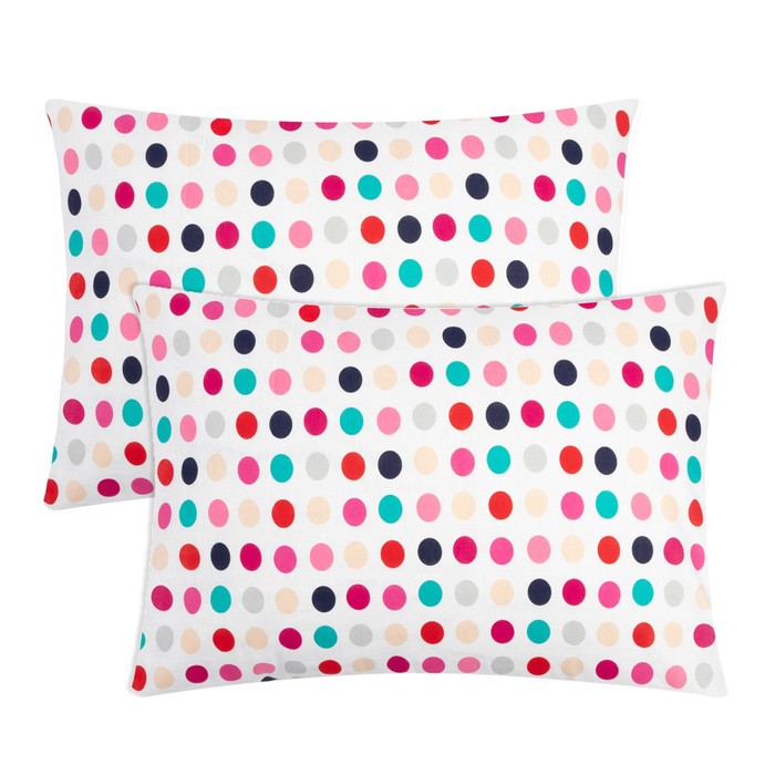 Комплект наволочек "Этель" Горох, 50х70 см - 2 шт, 100% хлопок, поплин - Фото 1