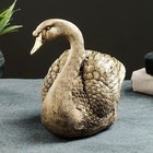 Фигура "Лебедь маленький" 17х20х12 см, бронза с позолотой - Фото 2