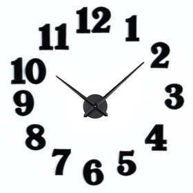 Цифры для часов 15 шт, h=2.5 см, чёрный Ош
